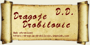 Dragoje Drobilović vizit kartica